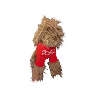 1982 SANDY Dog plush Little Orphan Annie HUGE 20" KNICKERBOCKER